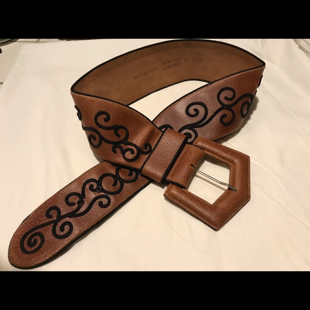 Modasport leather belt
